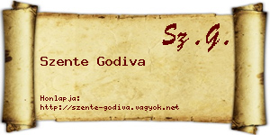 Szente Godiva névjegykártya